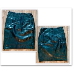 Vintage leather skirt